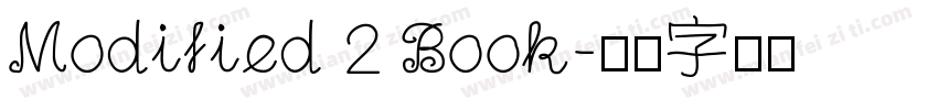 Modified 2 Book字体转换